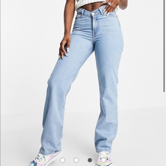 ASOS Weekday Twin organic cotton denim jeans - Picture 2 of 4